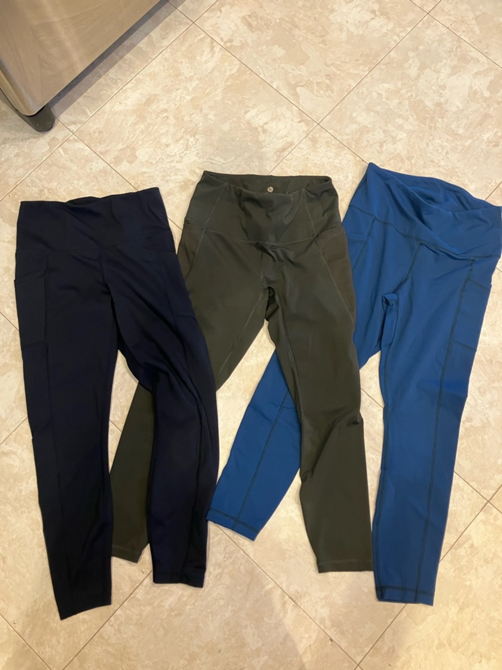 90 Degree By Reflex Black Athletic Leggings - Women's Medium